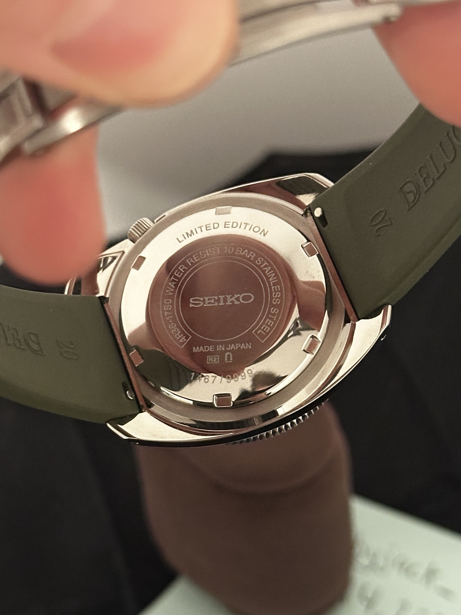 WTS] SRPL91 Gene Kranz Seiko - Made in Japan (with Green Delugs
