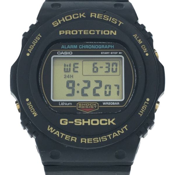 [Used] CASIO Quartz Watch / Digital / Rubber / Black / DW-5735D / 35th Anniversary [Clothing ...