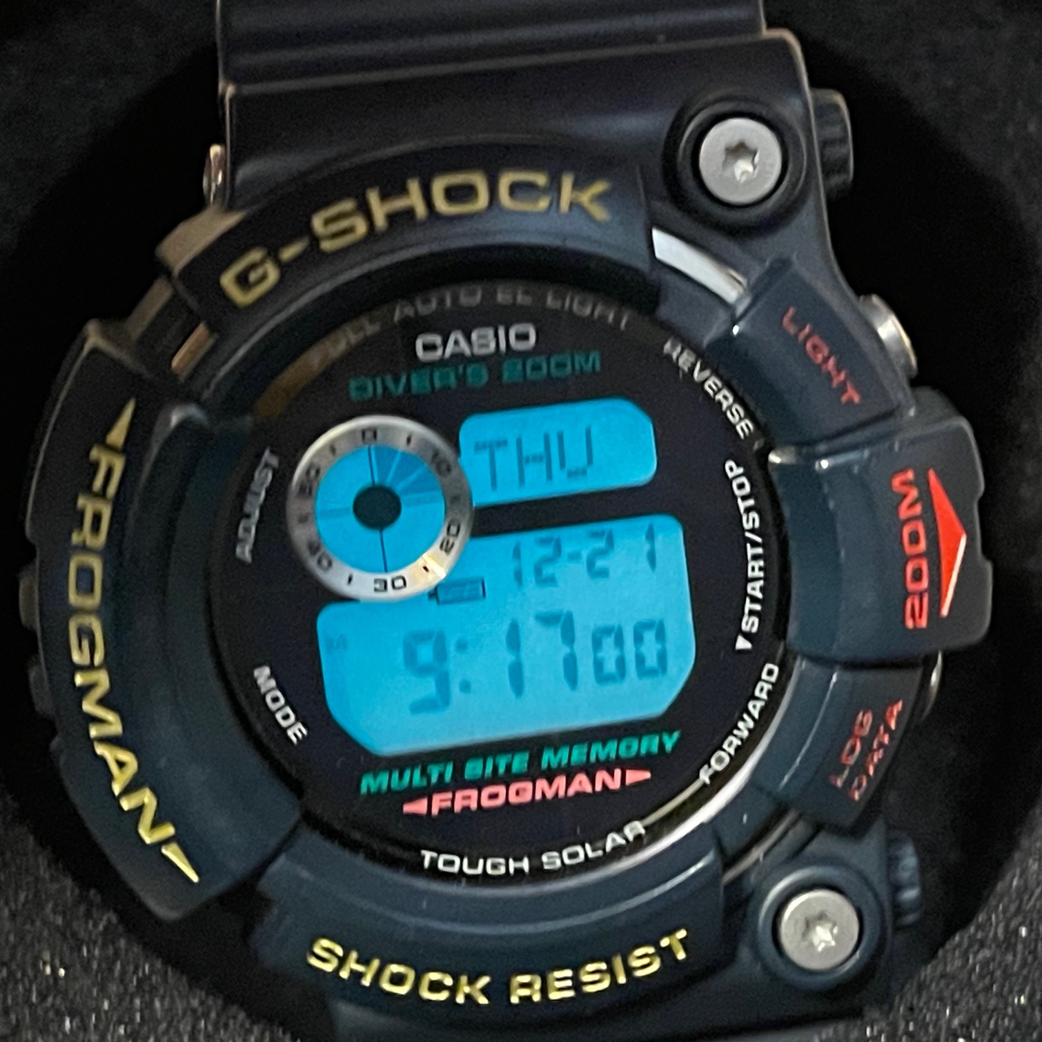 WTS] Casio G-Shock GW-200-2 Rare Navy Blue Final Frogman Tough