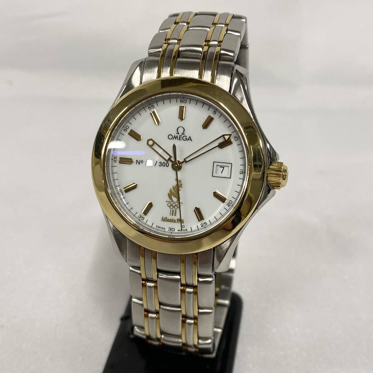 OMEGA Seamaster 18K Gold SS Watch Olympic Limited Edition Atlanta