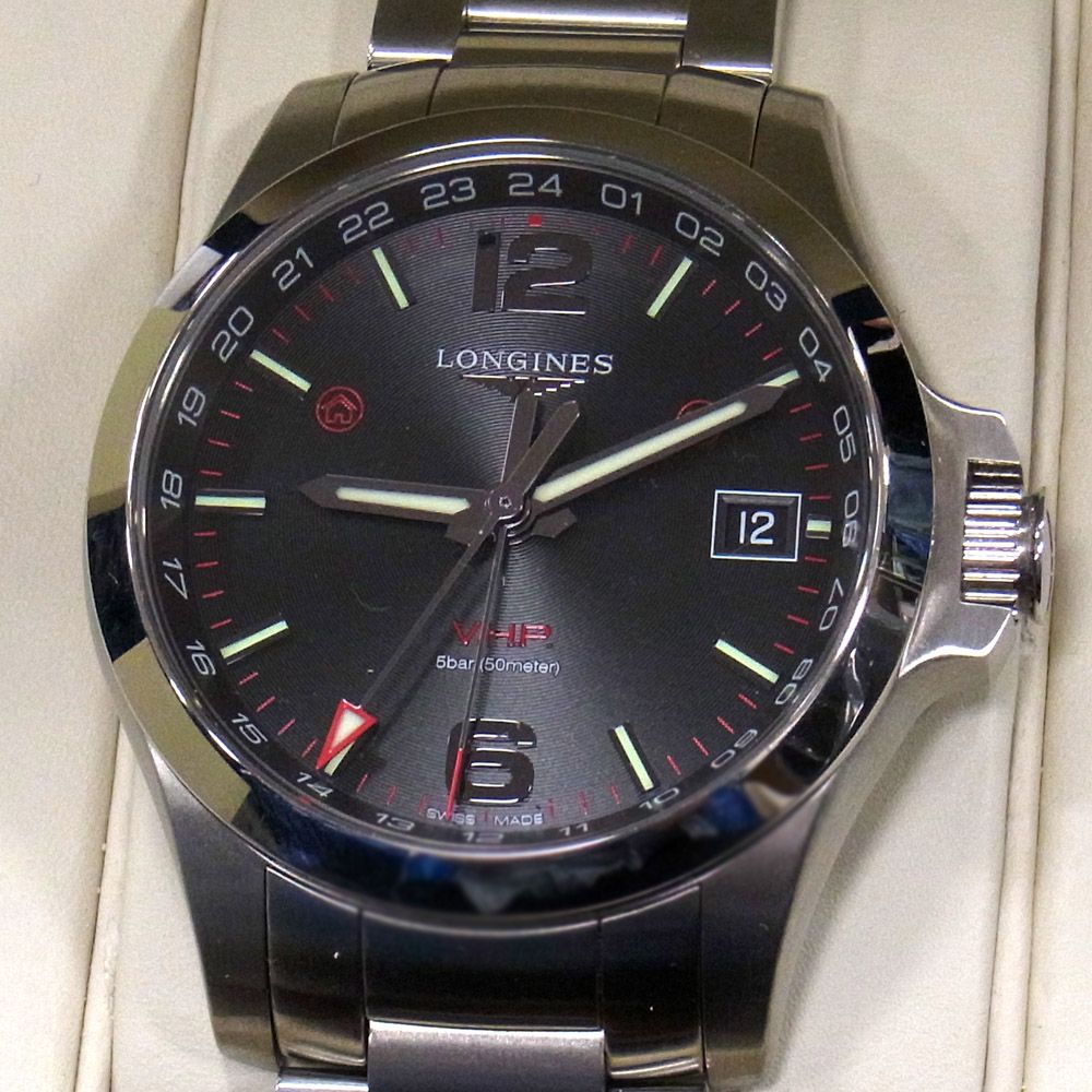 Longines Conquest V.H.P. GMT 41 L3.718.4.56