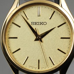 N MINT】 Seiko Dolce 8J41-0AJ0 SACM150 Gold Men's Quartz Watch