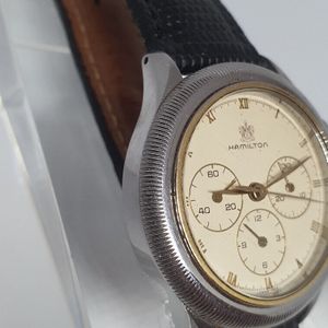 Vintage 1990's very rare Hamilton Lemania 1873 Chronograph 36mm