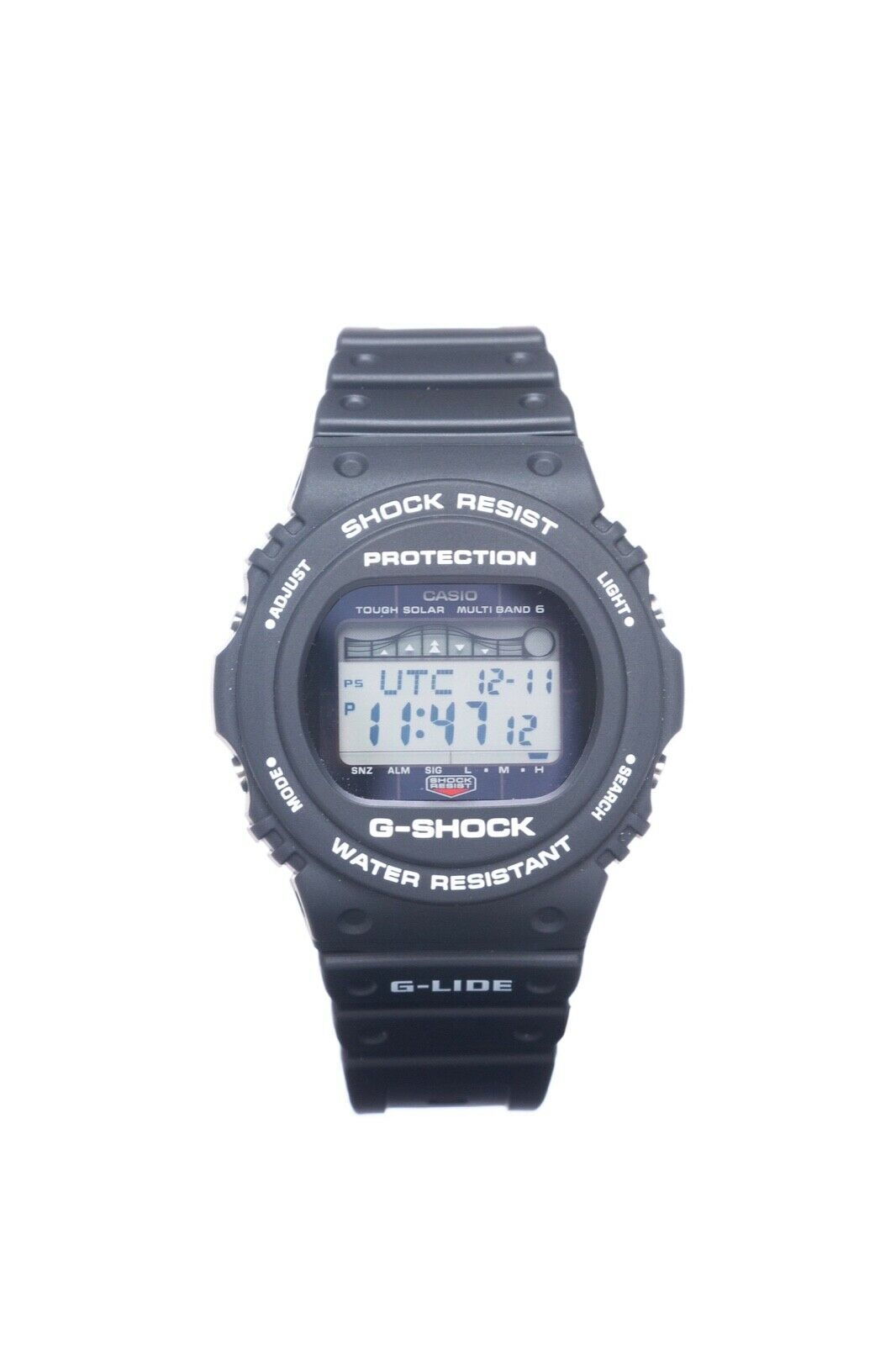 Casio G Shock Black Resin G Lide Watch Gwx 5700cs 1 Box Surf Men S Digital Cool Watchcharts