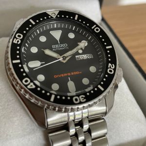 SEIKO 7S26 0020 SKX007 MENS BLACK SUMO GMT INSERT EU SHIP 863627