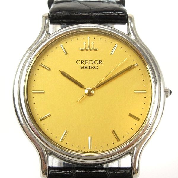 [Used] Seiko SEIKO CREDOR Credor Watch Analog Quartz Round Croco