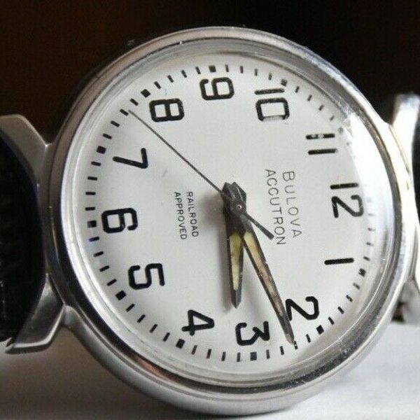 Boîtier De Montre Bulova Accutron 7280-3 Des Années 70 - Plaqué Or Jaune, Neuf Sans étiquette, Pour Homme