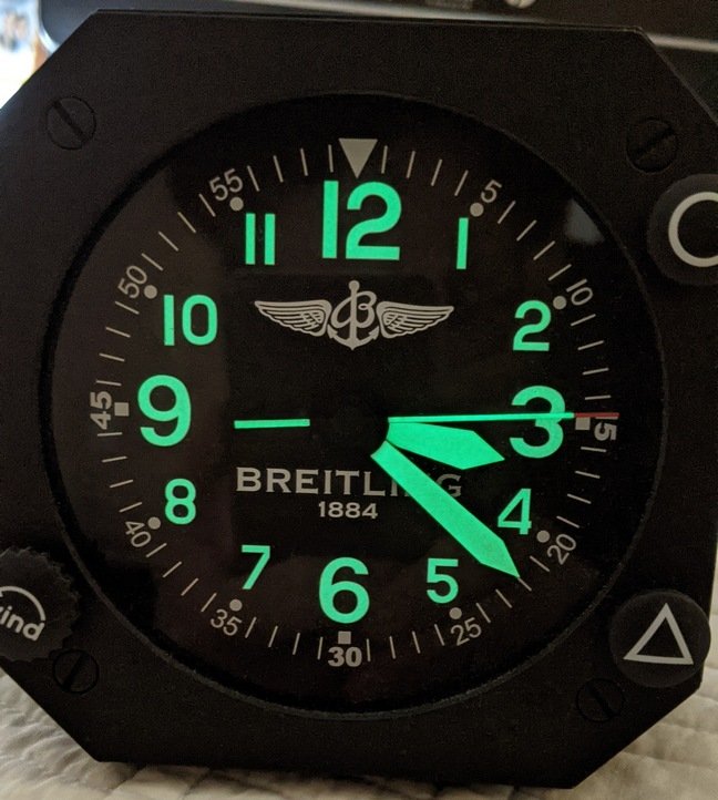 Breitling desk outlet clock