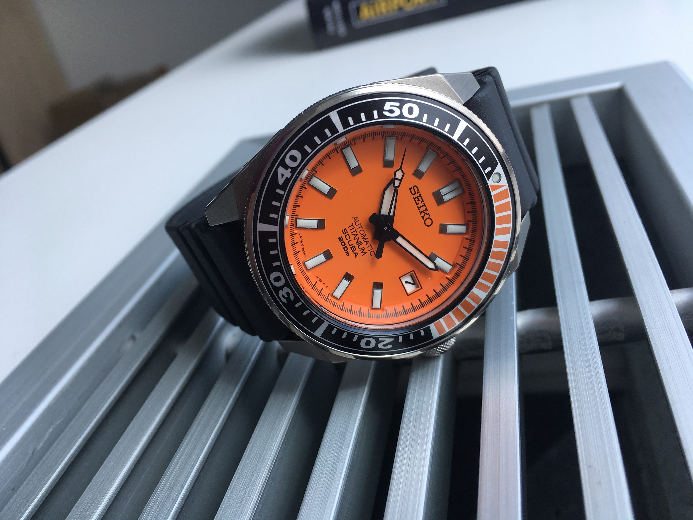 FS: SEIKO SBDA005 SAMURAI (Titanium, orange dial) | WatchCharts
