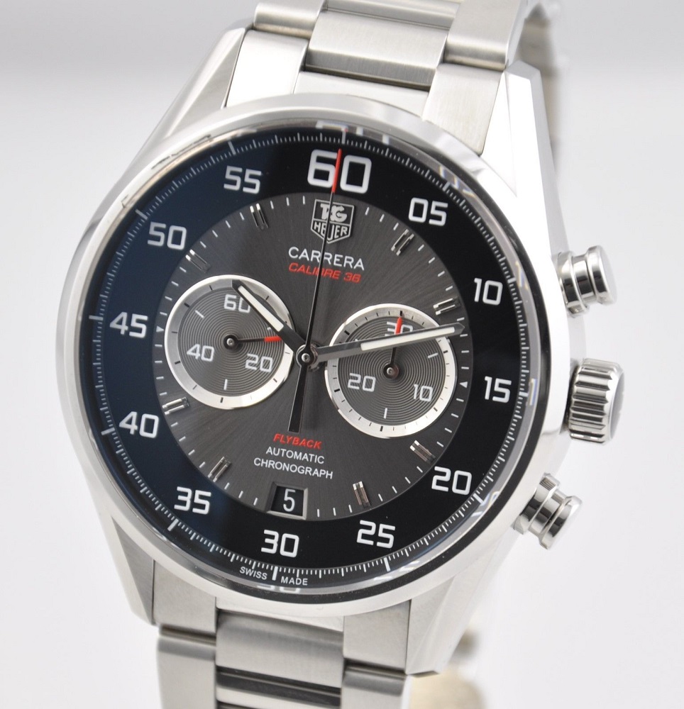 FS: Tag Heuer Carrera Calibre 36 Flyback Chronograph CAR2B10 Steel ...