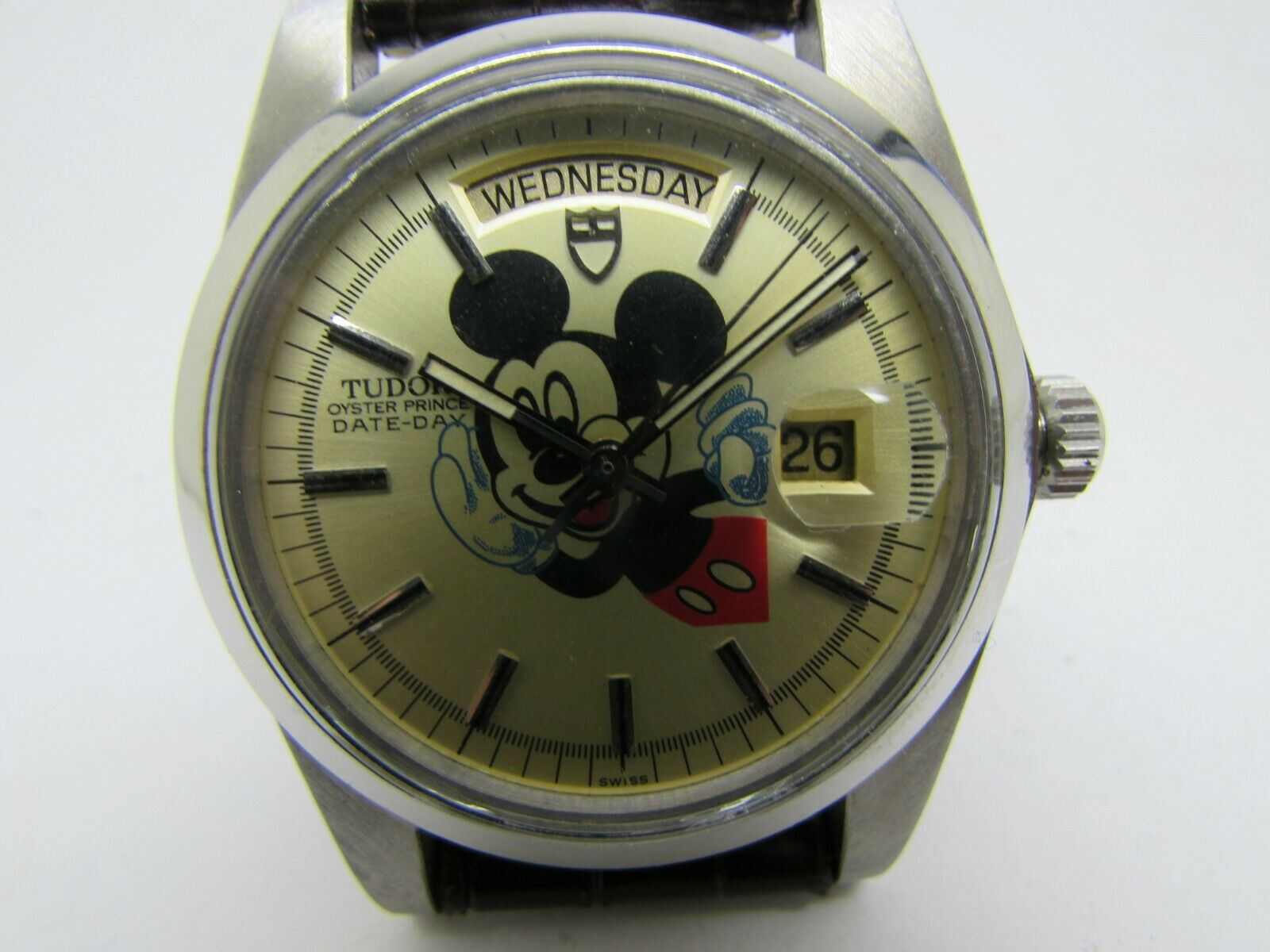 【ヴィンテージ】1955年 Mickymausmagazin 天然石付録付き VINTAGE ROLEX TUDOR OYSTER PRINCE DAY DATE DISNEY MICKEY DIAL MEN