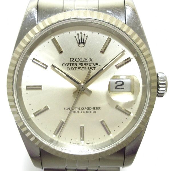  New Used ROLEX Datejust Watch Jubilee Breath 19 Frames K18WG X 