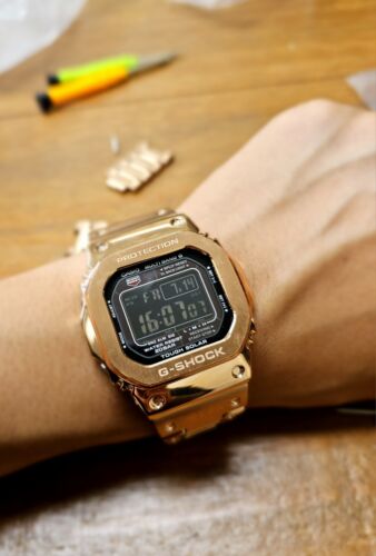 Casio G Shock GW-M5610 Watch Negative Display Rose Gold Case G 