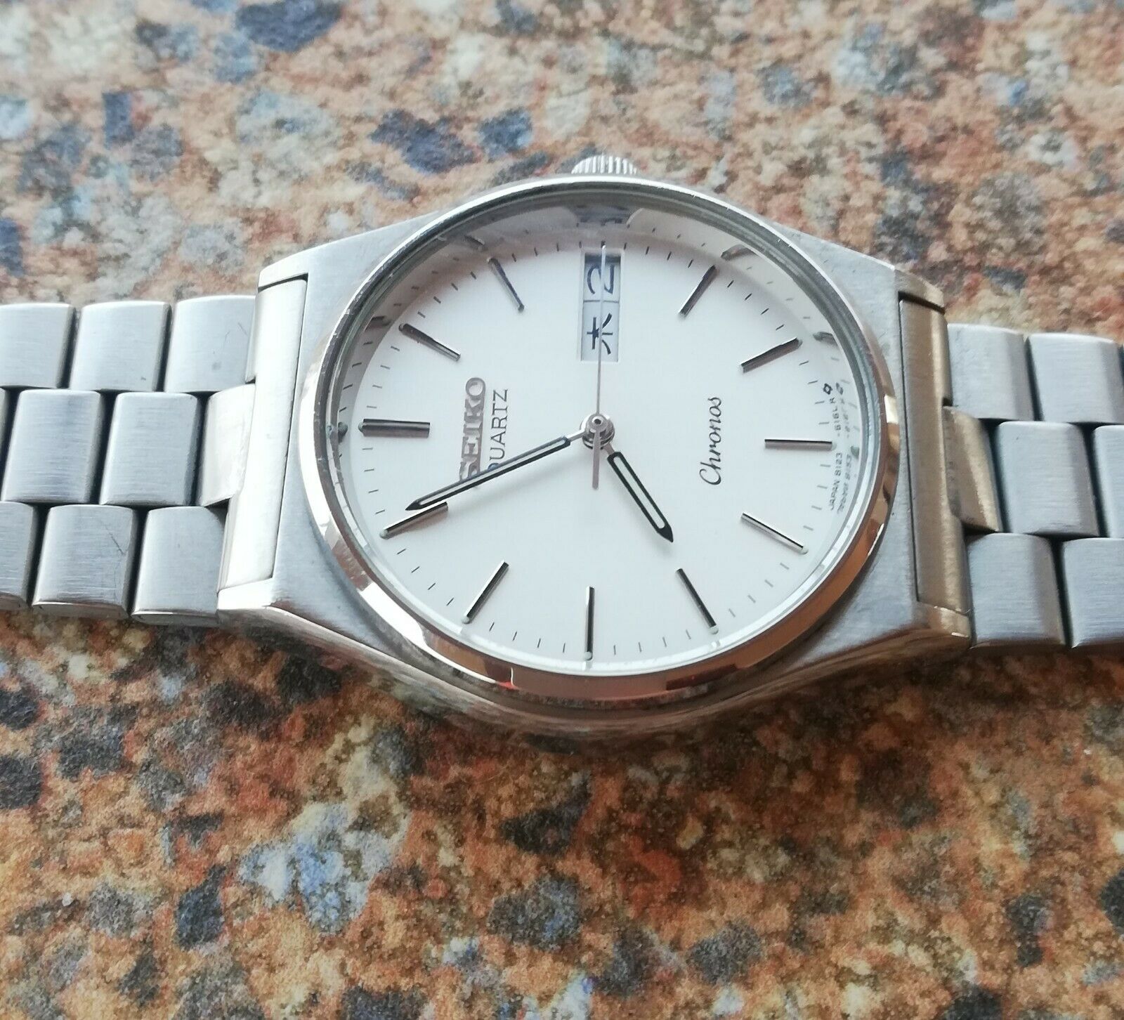 Seiko Chronos Quartz JDM 8123 6130 Kanji JDM March 1986