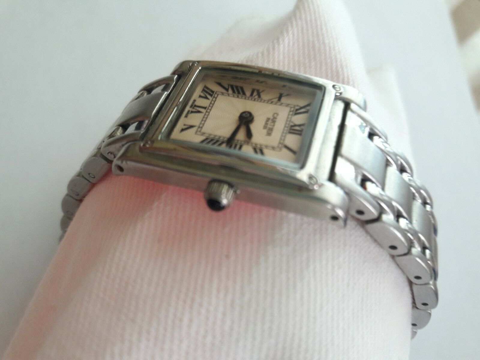 cartier paris 925 argent plaque or g20m swiss 17050343