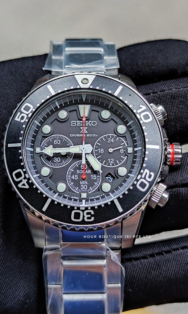 Seiko Prospex Solar Chronograph Men's Divers Watch SSC779 SSC779P1 |  WatchCharts