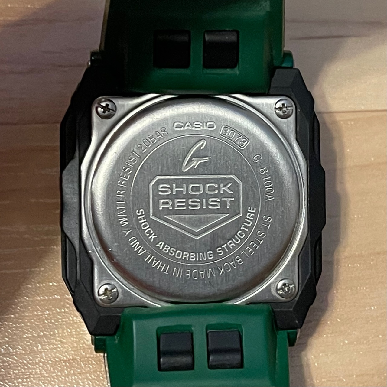 WTS] Casio G-Shock G-8100A-3 Vintage Dual Illuminator Green