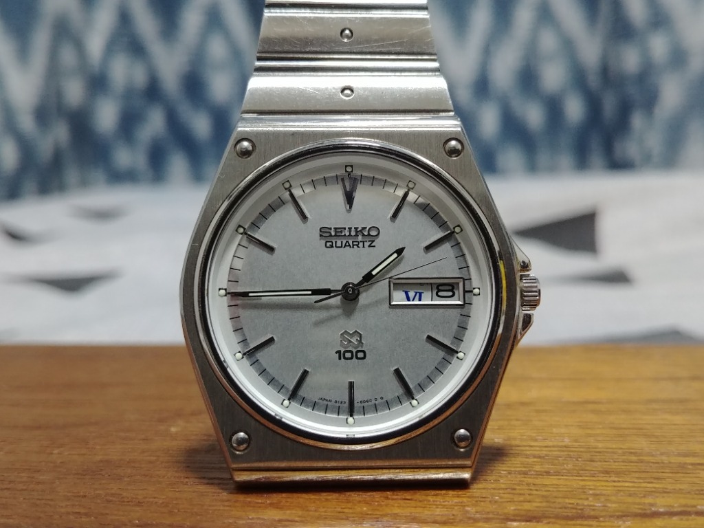 Seiko 8123-6060 ( SQ quartz version , Rare japan suwa