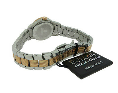 Bulova Accutron 65P106 Women's Round Mother of Pearl Roman Numeral