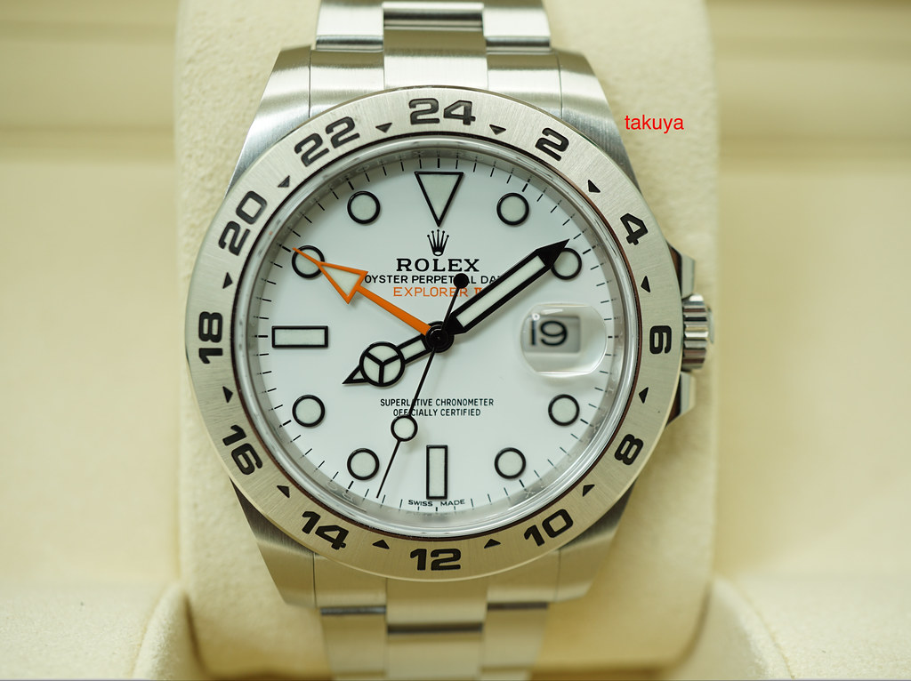 FSOT Rolex 216570 EXPLORER 2 POLAR WHITE DIAL 42MM 2019 WARRANTY