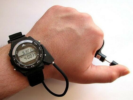 Seiko A826-6019 Multi-timer, As Worn by Doc Brown in Back to