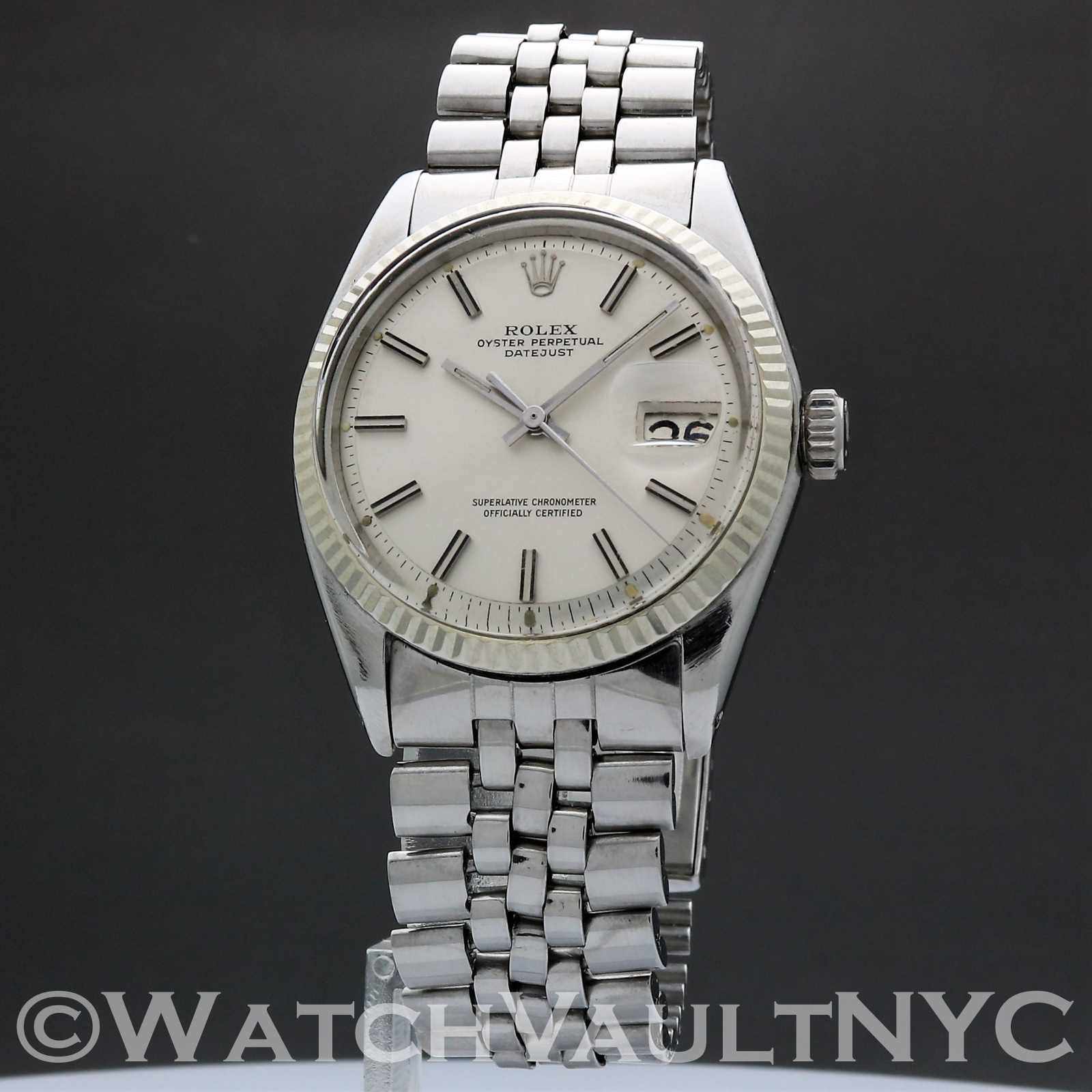 FS Rolex Oyster Perpetual Datejust 1601 1969 Vintage 36mm Auto