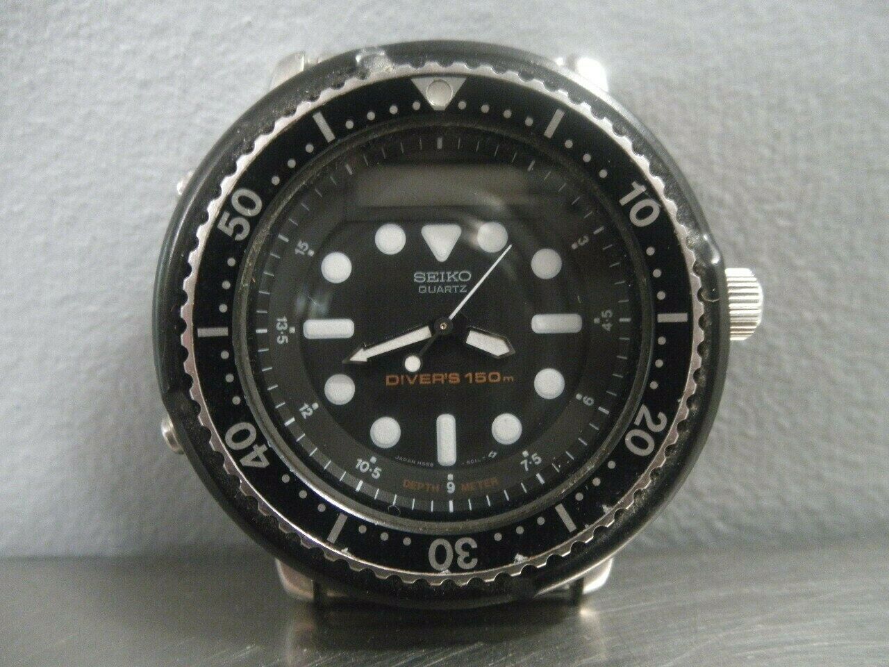 SEIKO Vintage 150M DIVER Watch H558 5009 Watch No Band ARNIE