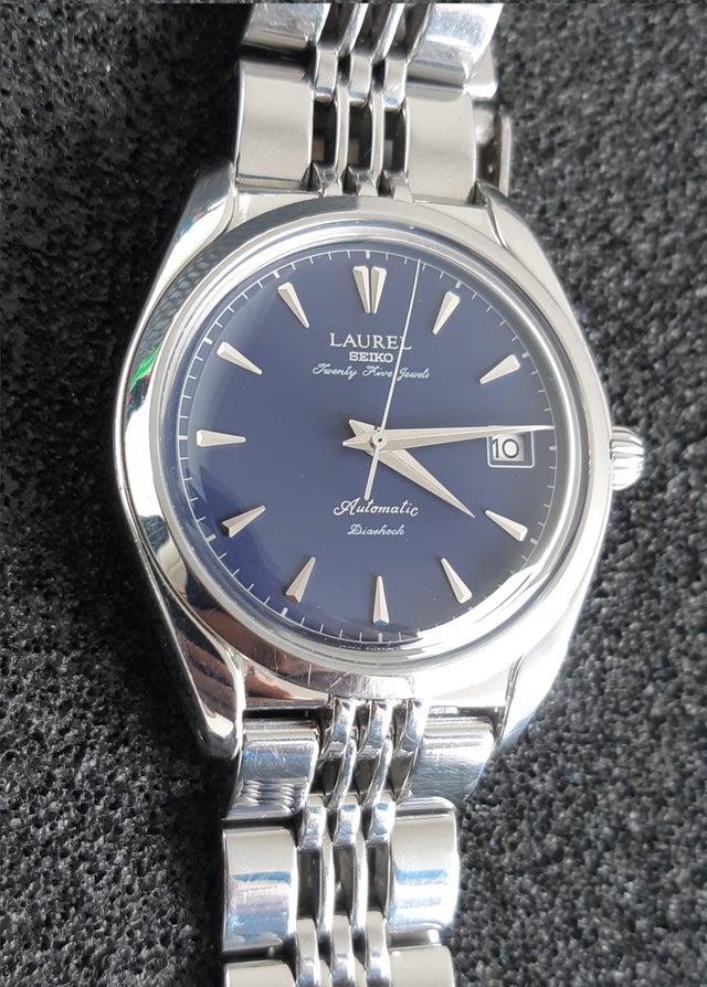 WTS] Seiko Laurel cal 4s15 - blue | WatchCharts Marketplace