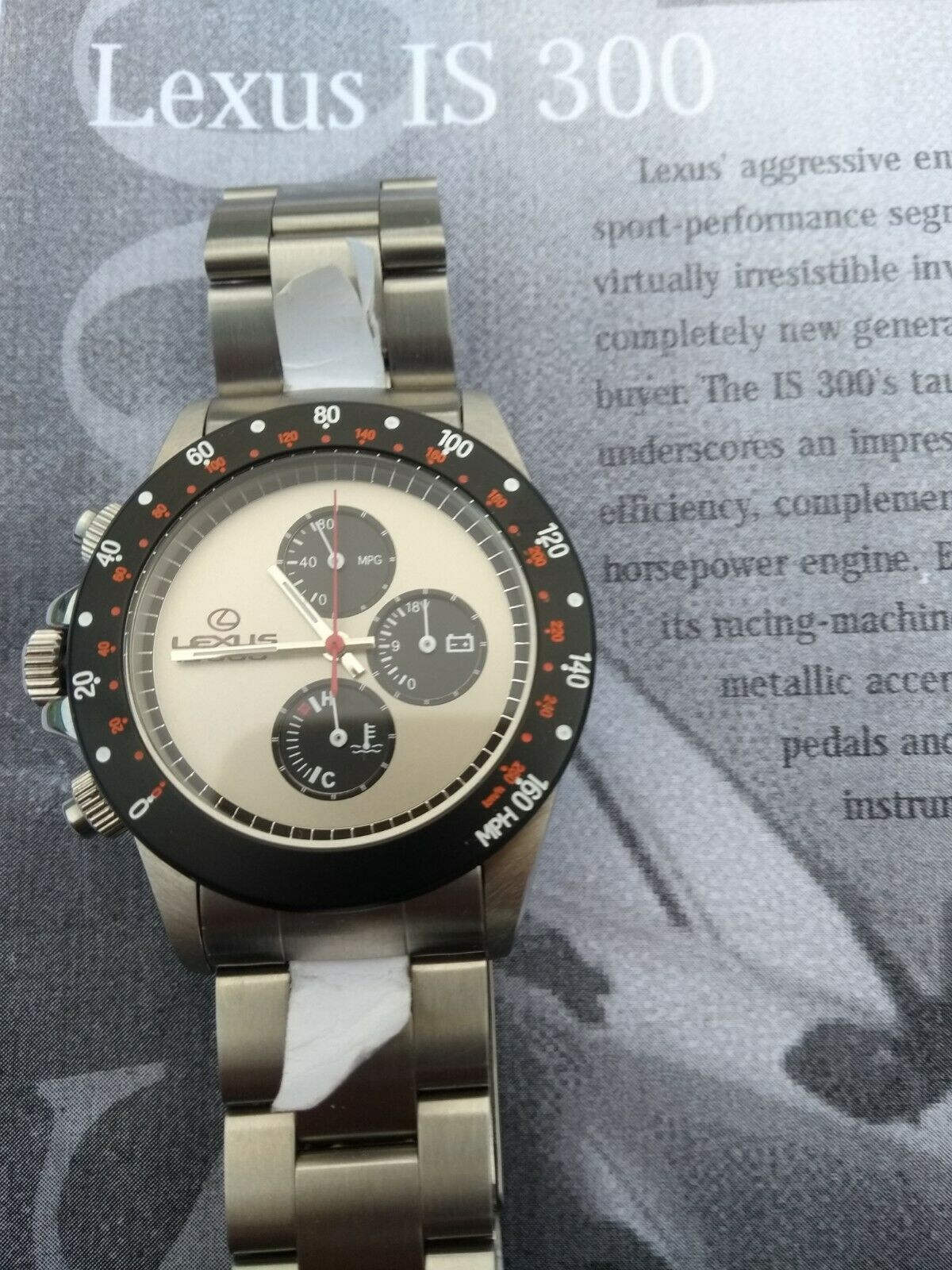 Lexus IS 300 Chrono Watch lhd :– JDM Lexus Gift 2001 –: Never Worn Super  Rare | WatchCharts Marketplace