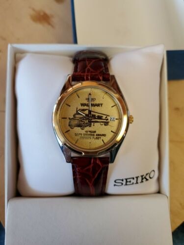 Seiko Watch. Walmart Private Fleet 10 Year Safe Driving Watch | WatchCharts