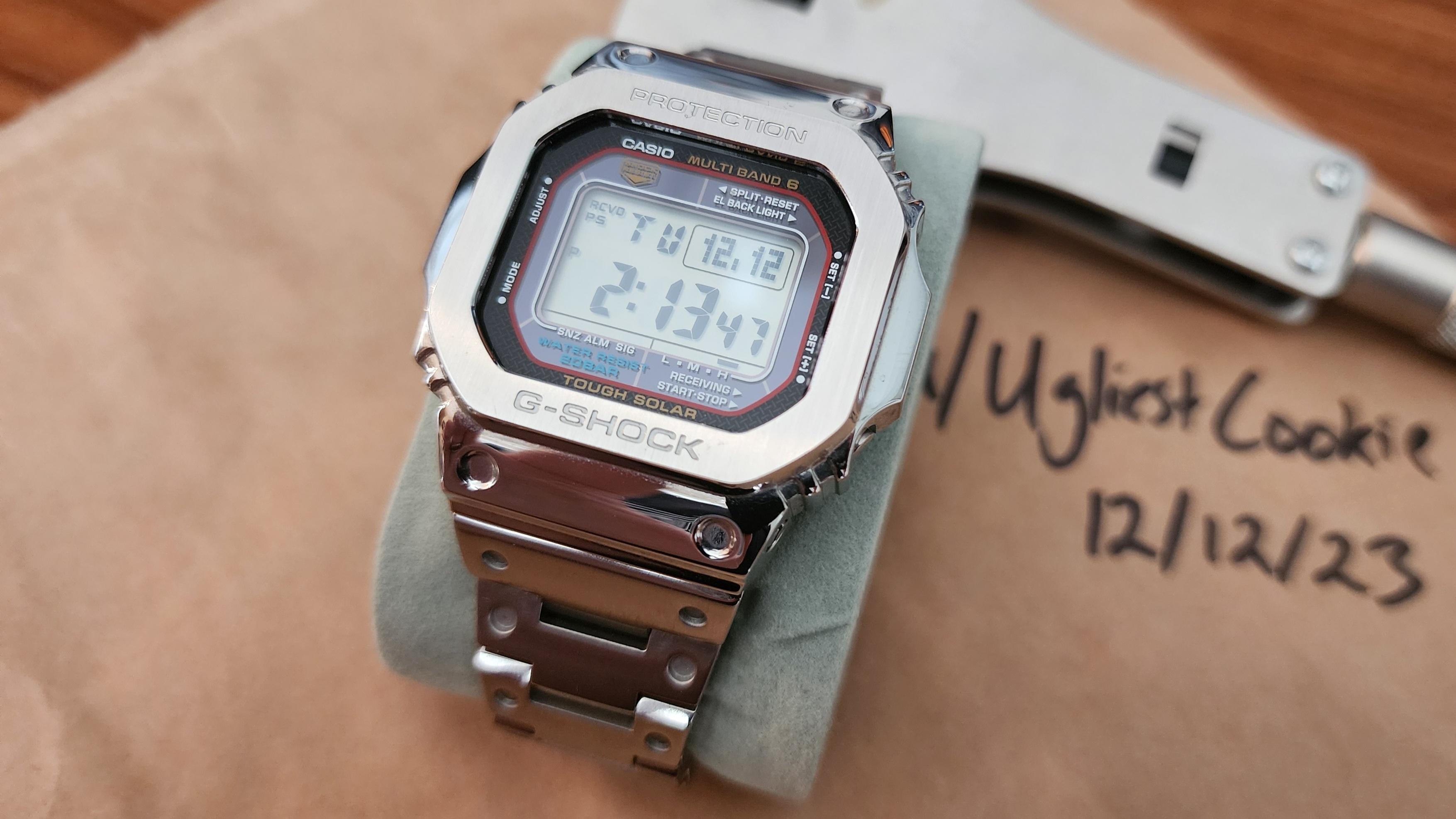CASIO GM5610フルメタル WTS] Casio G-Shock 5610 Solar Atomic w/ Full Metal Case