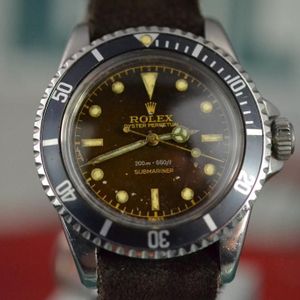 Good★vibration☽・:*！！ FS: 1959 Rolex 5512 Eagle Beak Tropical Brown Dial Submariner