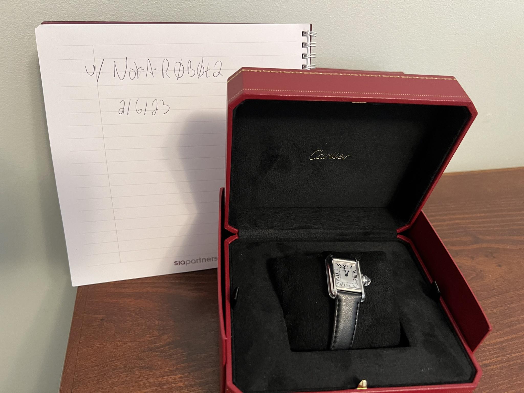 wts Cartier Tank Must Solar Beat Small. New unworn and recently