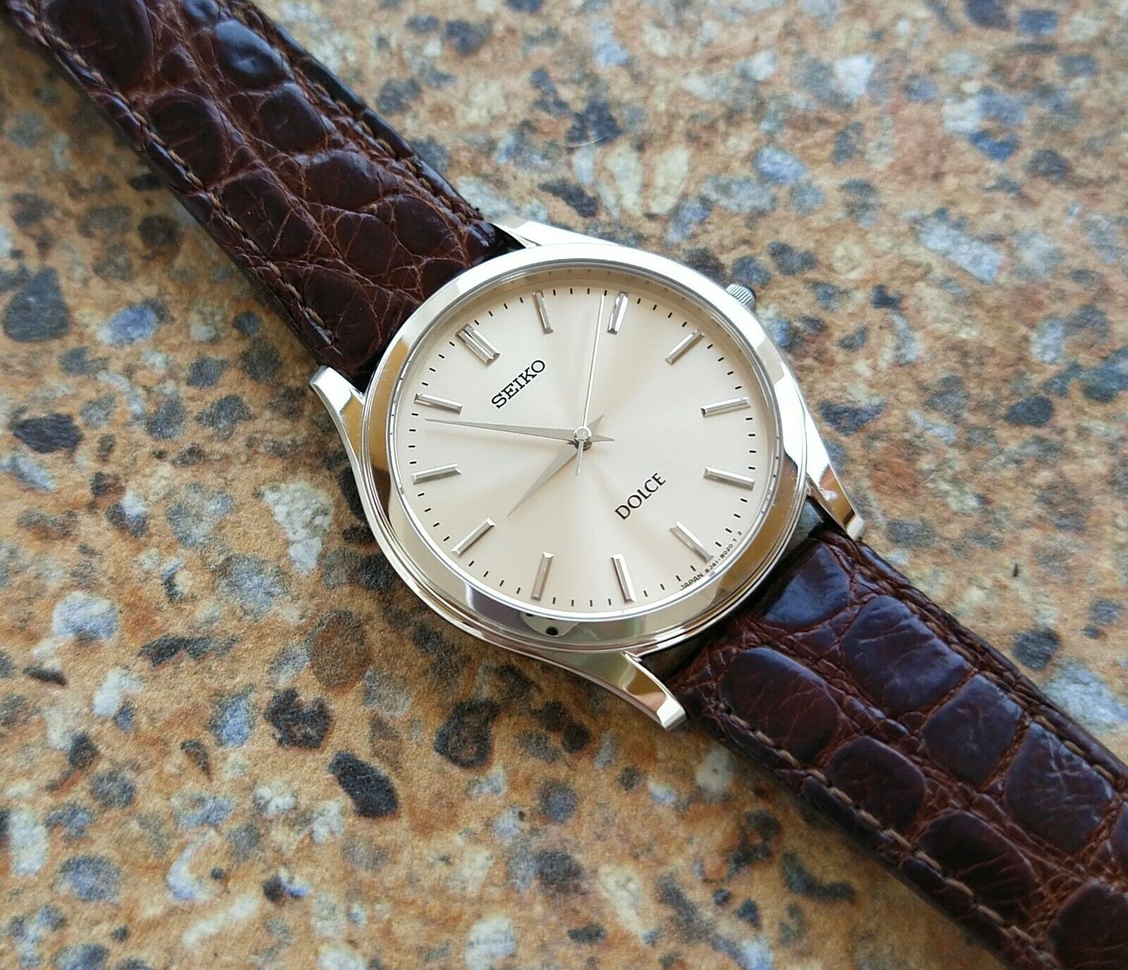 Seiko Dolce 8J41 8010 High Accuracy Quartz HAQ May 2001