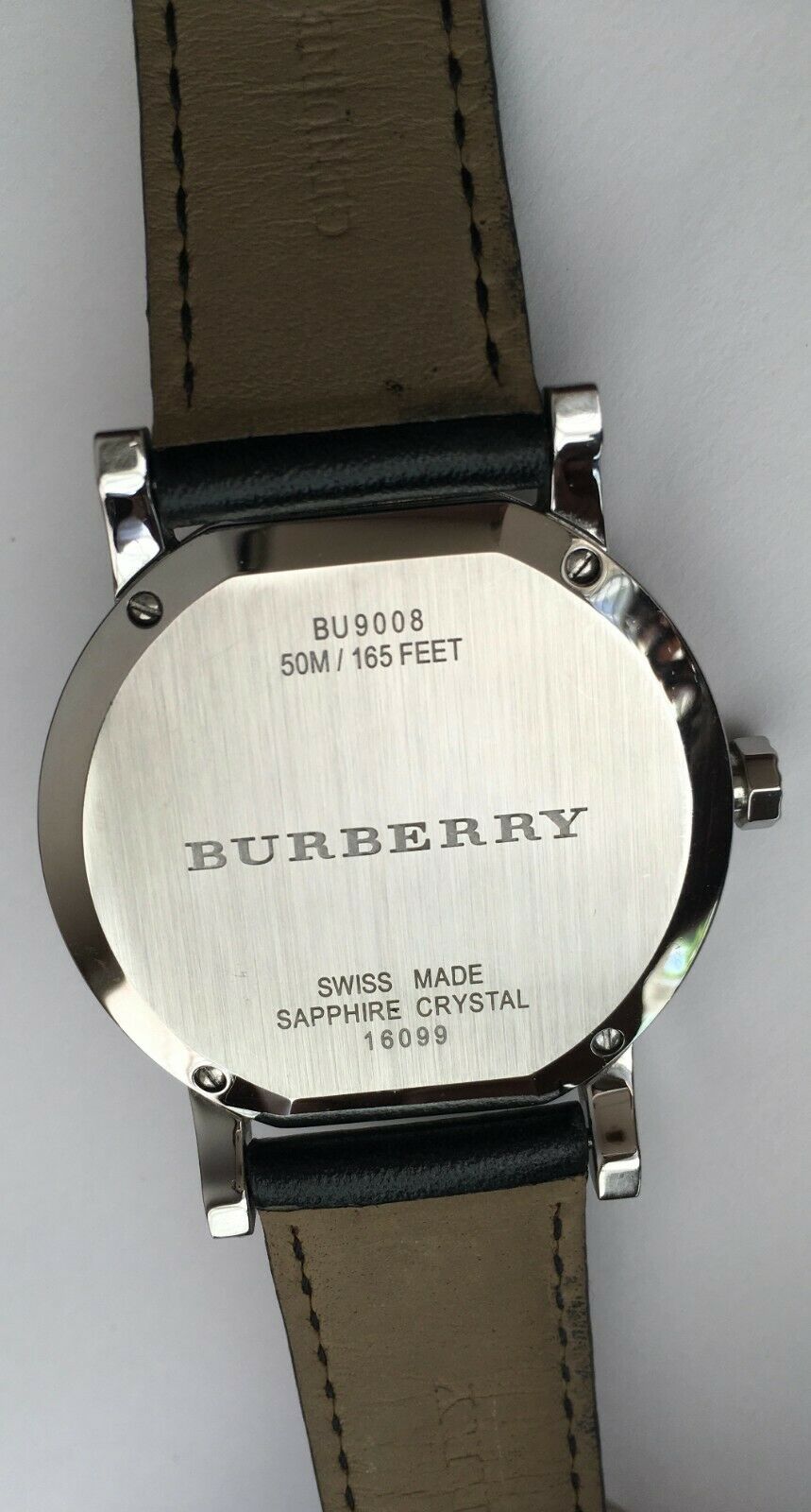 Burberry Watch HIS HER Date Swiss Sapphire Crystal BU9008 BU1751 50M WatchCharts Marketplace