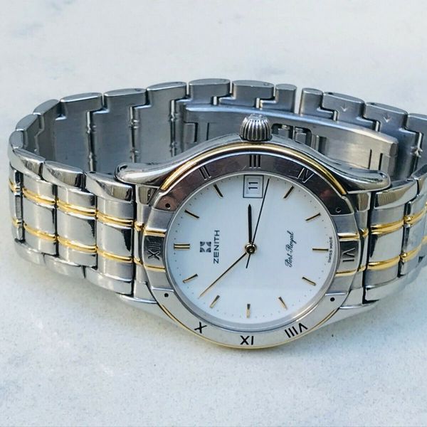 Zenith Port Royal 59.3150.226 Date 2T ALLSS Mens Quartz