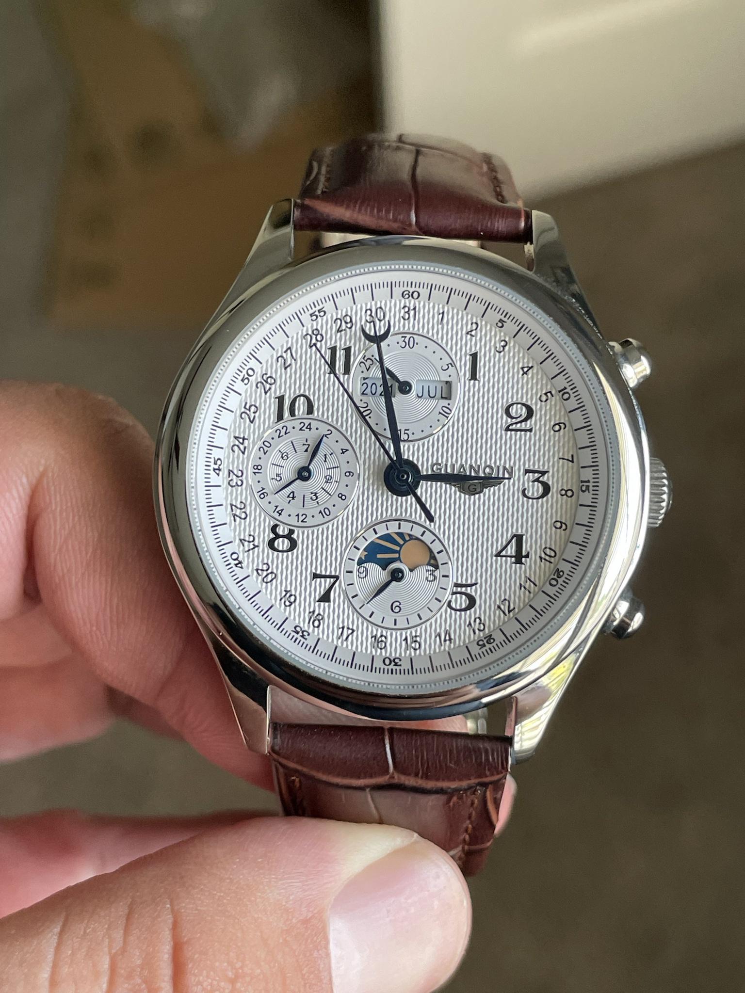 WTS Guanqin Longines Master Collection Moonphase Homage Automatic 50 WatchCharts Marketplace