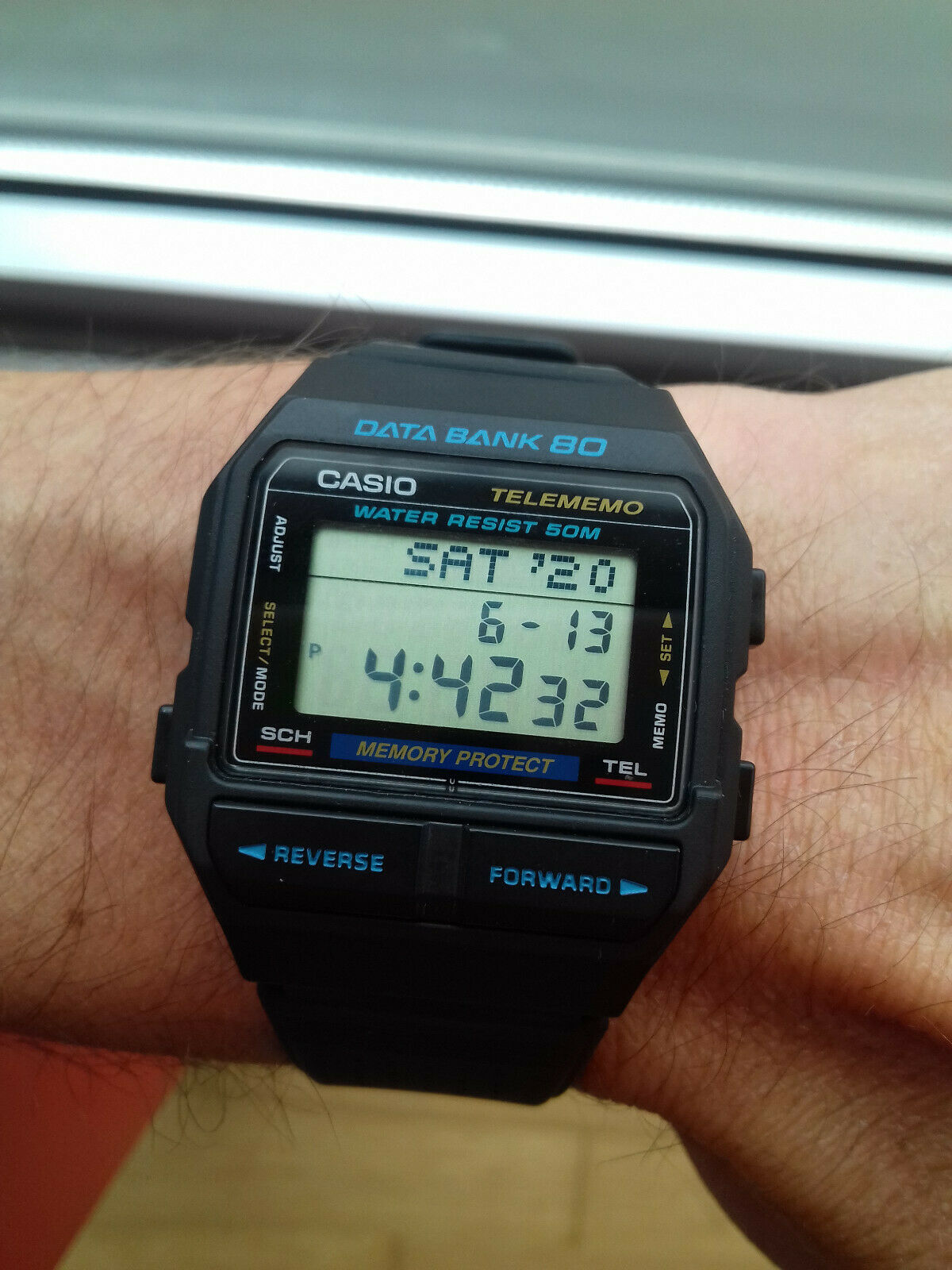 Casio DB-80 Module 1485 Databank 80 Vintage Collection NOS Montre 