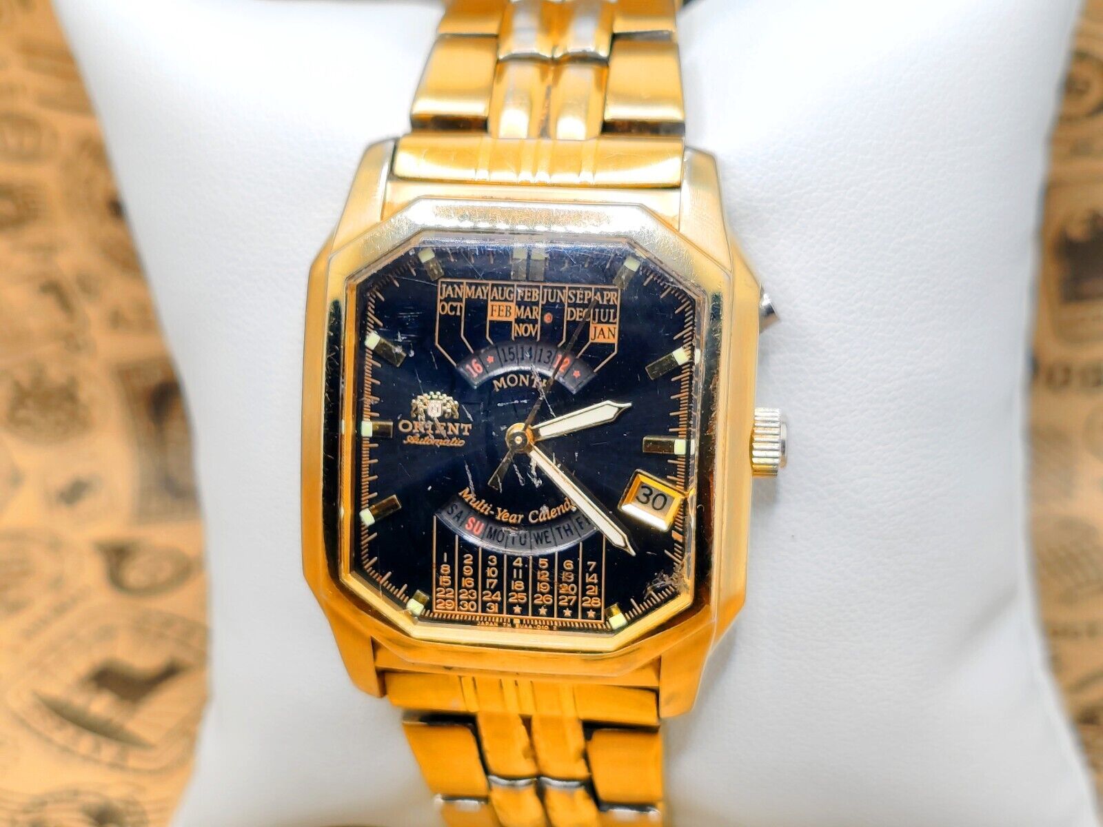 Japan Rare Automatic Wrist Watch Orient Multi Year Calendar