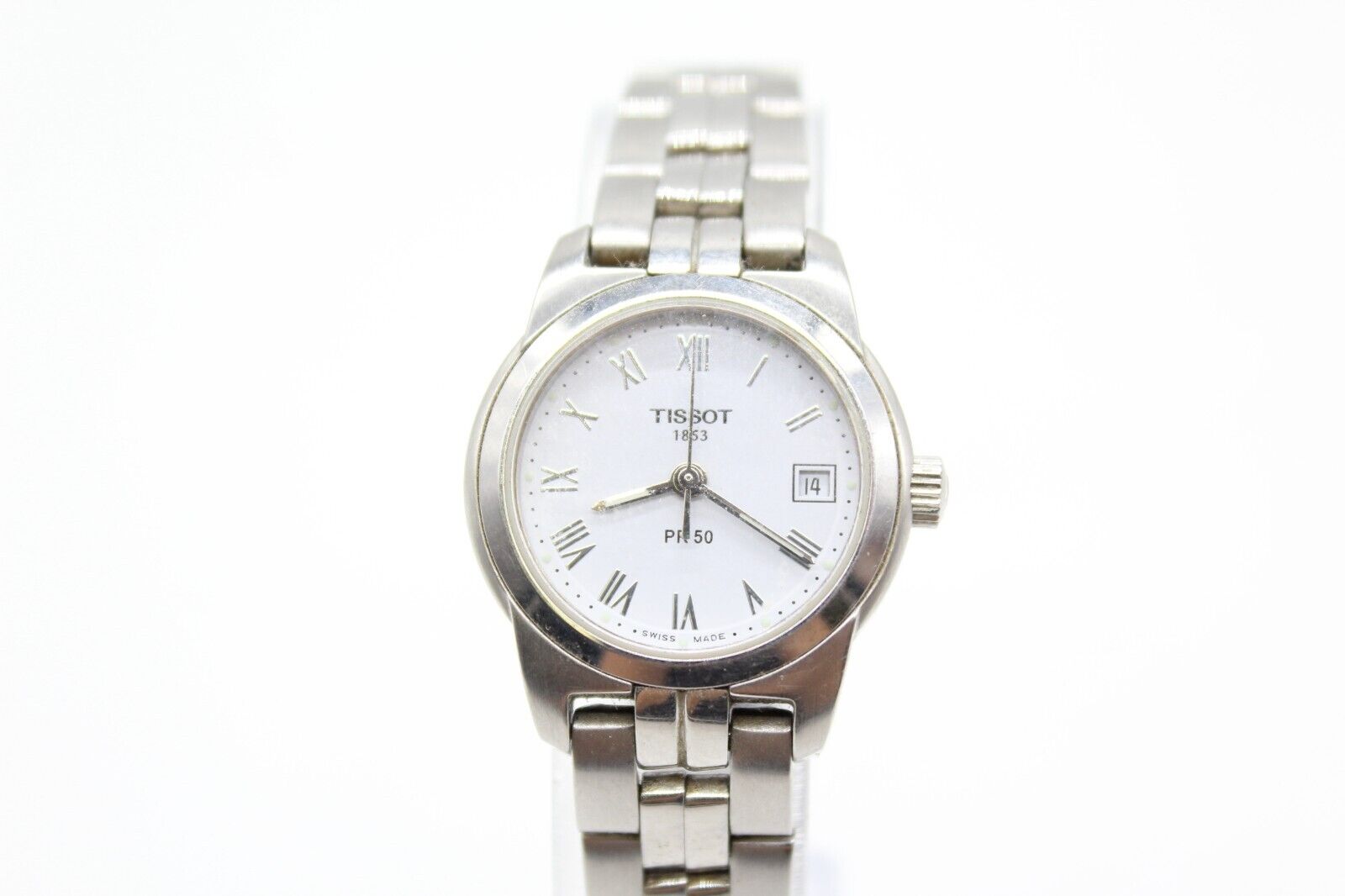 F Vintage Ladies Tissot 1853 PR50 Date J326 426 Quartz Wristwatch