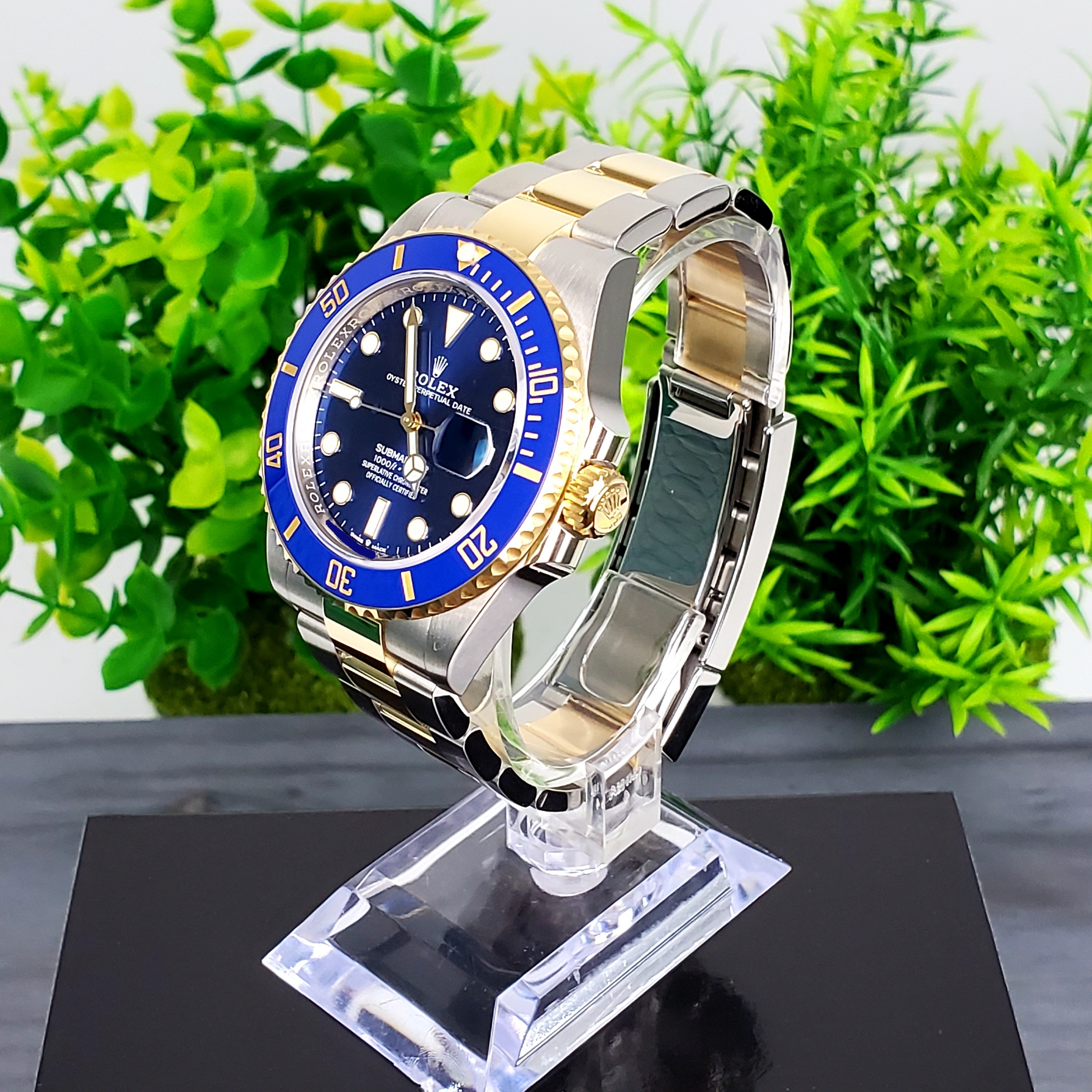 FS 2022 New Unworn Unsized Rolex Submariner Two Tone Bluesy Full