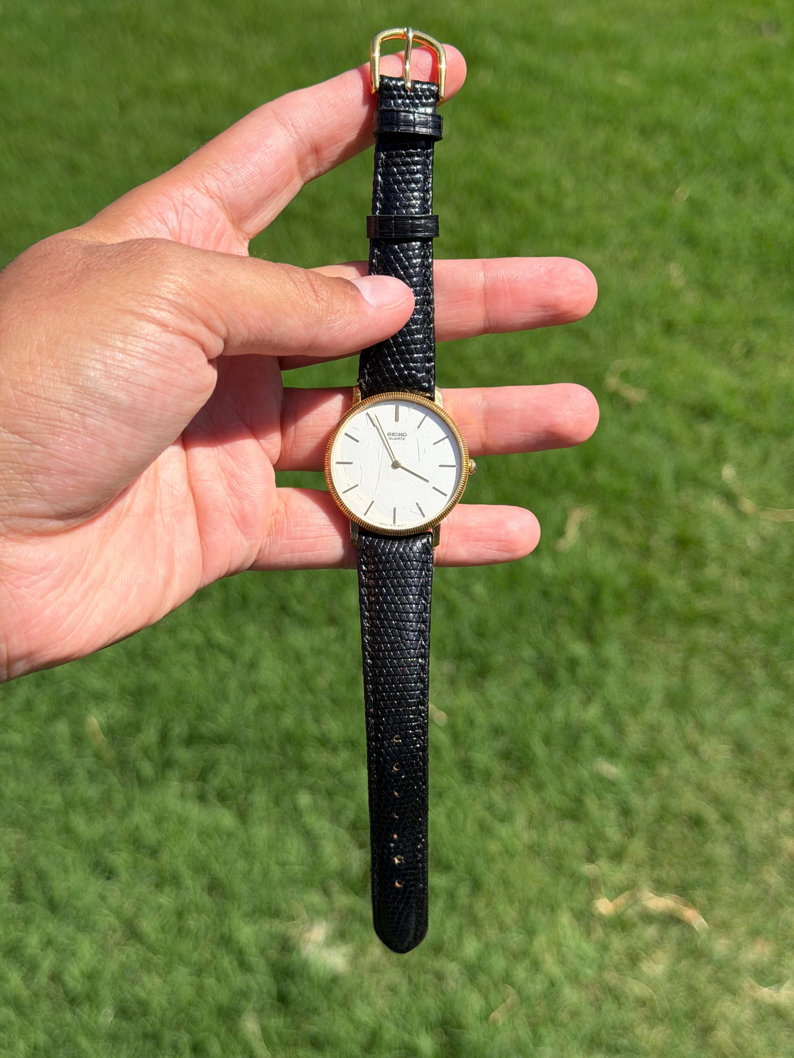 ジャンク SEIKO セイコー Exceline エクセリーヌ 1421-5450 10K × SS