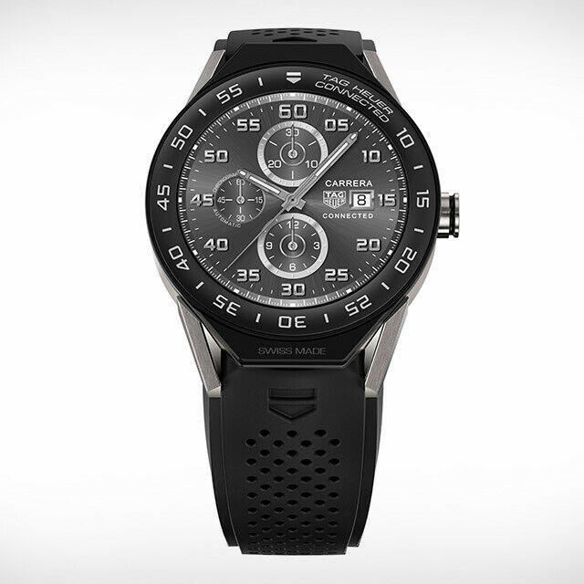 tag heuer sbf8a800111ft6076 connected modular 45 titanium watch