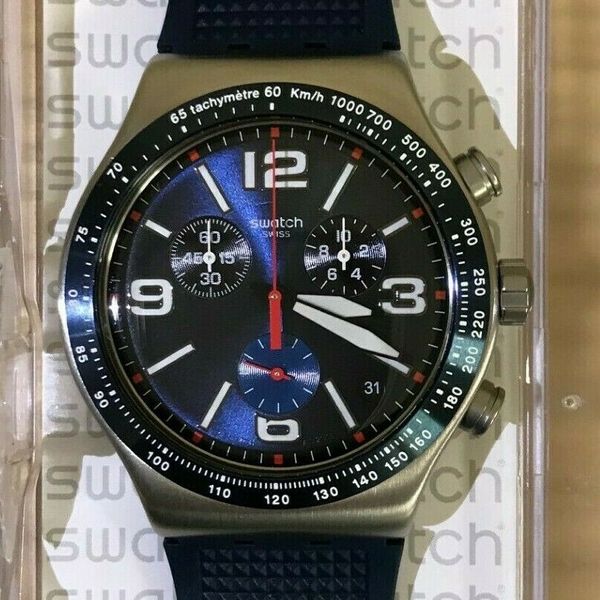 YVS454 - BLUE GRID - Swatch® Official Store
