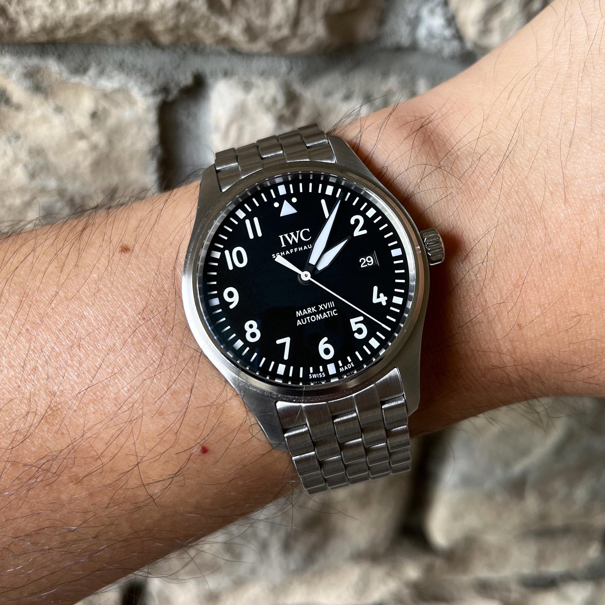 Iwc mark cheap xviii bracelet