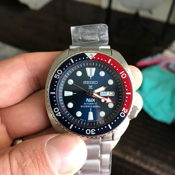 FS: Seiko SPRE99 PADI Turtle, like new w/ Uncle Seiko Tropic $295 |  WatchCharts