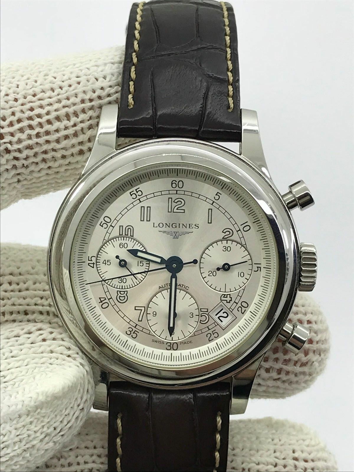 LONGINES HERITAGE 1951 CHRONOGRAPH AUTOMATIC L2.745.4 MENS 41mm