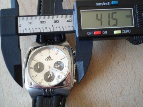 RARE 1990's analogue ADIDAS ORIGINALS Watch 10-5055 leather strap