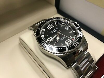 New Longines L37414566 39MM HydroConquest Automatic Diving Watch