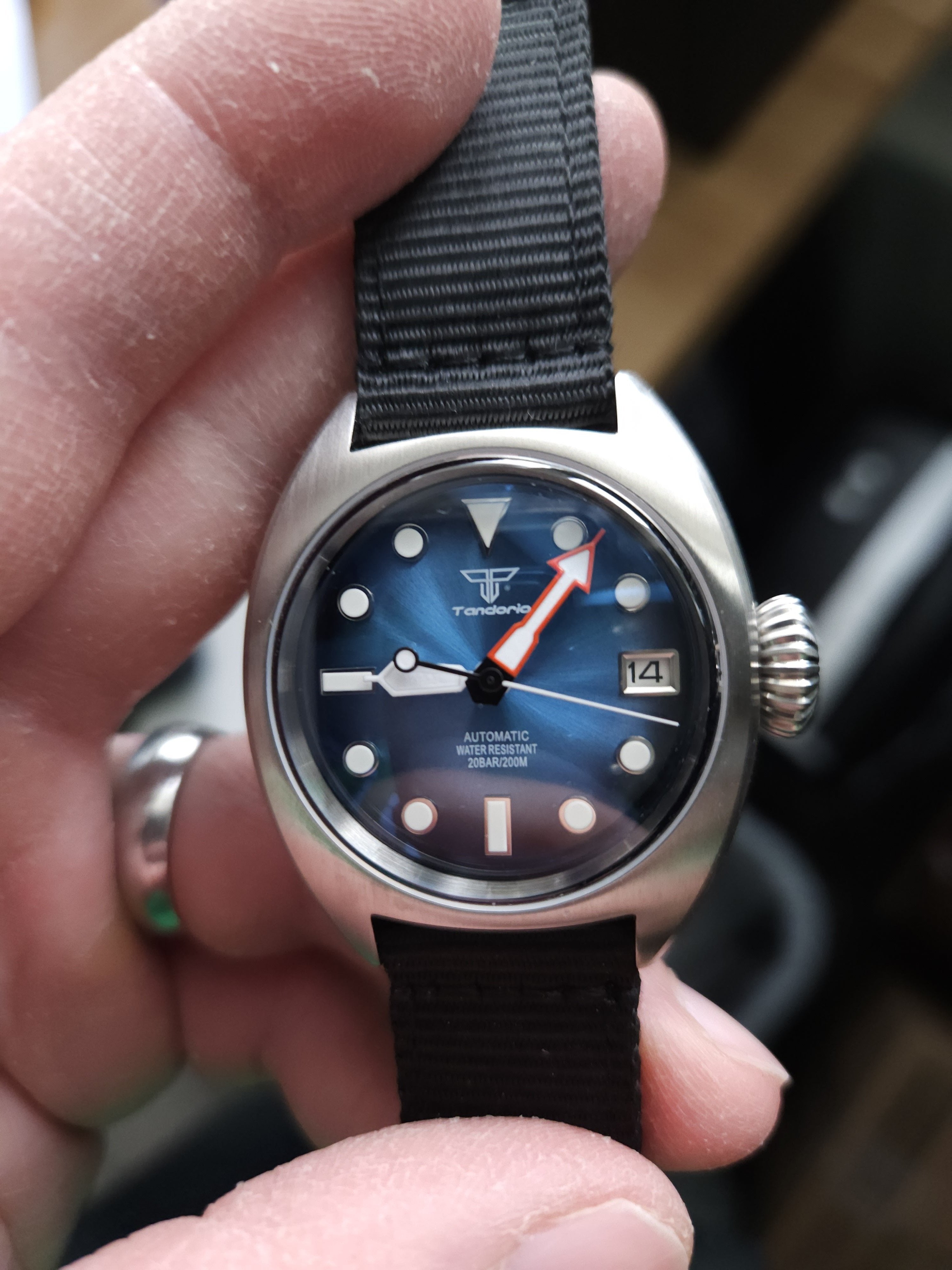 Geneva sapphire clearance tungsten watch